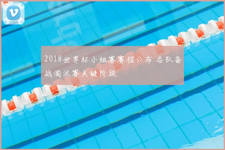 2018世界杯小组赛赛程公布 各队备战淘汰赛关键阶段
